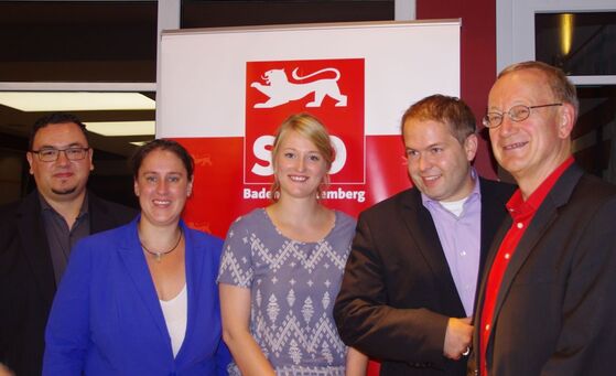 v.l.n.r.: Benjamin Mück, Rebecca Hummel, Ronja Nothofer, Sebastian Weigle und Klaus Käppeler